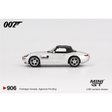 Mini Gt 906 Bl Bmw Z8 "dünya Yeterli Değil" 1/64 Model Araba