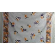 Subutu Florista Rana Yeşil Masa Örtüsü 1 Metre