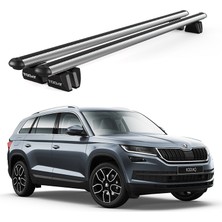 Today Auto Pençe Skoda Kodiaq Ara Atkı (2017 ve Sonrası)  Uyumlu Gri Ara Atkı Port Bagaj Tavan Barı