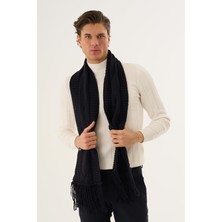 Alexander Gardi Saç Örgü Desenli Püsküllü Atkı