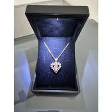 Gözde Aksesuarım Işıklı Kutusunda Inci Detaylı Gold Kolye Çelik