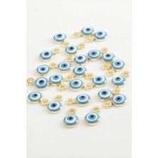 Starseven Nazar Tek Kulp Mineli Bileklik ve Kolye Ucu Aparatı 1 Adet