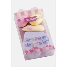 Zero Land Storozde 4 Adet Kalp Makyaj Süngeri - Ebruli