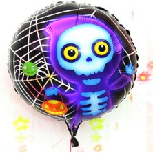Subutu Halloween Iskelet Hayalet Folyo Bn 18 Inç