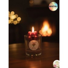 Lalezar Mum Lale Şeklinde (Soya Wax) Çikolata Kokulu