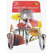 Subutu Concorde 3 Lü Krom Askılık