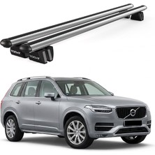 Today Auto Pençe Volvo XC90 Ara Atkı (2015 ve Sonrası) Uyumlu Gri Ara Atkı Port Bagaj Tavan Barı