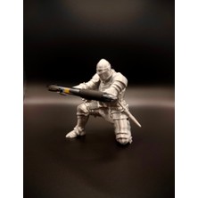 Razmo Ortaçağ Şövalyesi Kalemlik Masa Dekoru! Dekoratif Organizer | Ofis & Ev Için Şık Kalem Tutucu, Hediye Seçeneği - The Medieval Knight Pen Holder Desk Art!