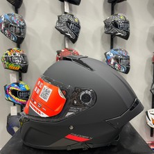 mt Helmets Thunder 4 Sv Solid A1 Mat Siyah Motosiklet Kaskı