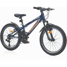 Corelli Dynamic 20 Jant 21 Vites Çocuk Bisikleti Mavi Siyah Turuncu