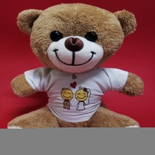 Najmaddin Gelin Damat Tasarım Tişörtlü Sevimli Ayıcık