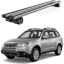 Today Auto Pençe Subaru Forester Ara Atkı (2005-2013) Uyumlu Gri Ara Atkı Port Bagaj Tavan Barı