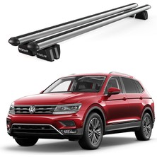 Today Auto Pençe Volkswagen Touareg Ara Atkı (2010-2018) Uyumlu Gri Ara Atkı Port Bagaj Tavan Barı