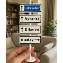 Razmo Housetrend Ikonik Fenomen Masaüstü Dekoratif Ankara Kızılay Sign Levhası