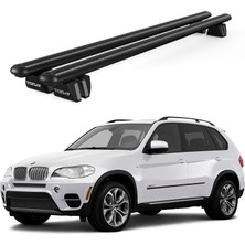 Today Auto Pençe Bmw X5 (E70) (2007-2013) Uyumlu Siyah Ara Atkı Port Bagaj Tavan Barı