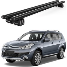 Today Auto Pençe Citroen C-Crosser Ara Atkı (2007-2013) Uyumlu Siyah Ara Atkı Port Bagaj Tavan Barı