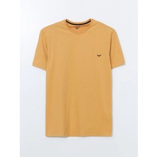 Lc Waikiki Yeni Sezon Bisiklet Yaka Kısa Kollu Erkek Pijama Üst