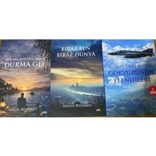 Atalay Budakcı 3 Kitap Birden-Durma Gel-43 Yılın Uçuş Anıları Gökyüzünün Efendileri-Biraz Ben Biraz Dünya