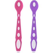  silikon Mama Kaşığı 563 Pembe Mor