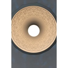 Pamuk's Design Modern Mozaik Desen Özel Beton Görünümlü Doku E27İÇ Desenli Sarkıt Avize