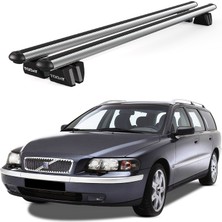 Today Auto Pençe Volvo V70 Ara Atkı (1997-2007)UYUMLU Gri Ara Atkı Port Bagaj Tavan Barı