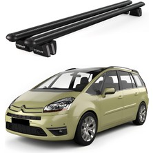 Today Auto Pençe Citroen C4 Picasso Ara Atkı (2006-2012) Uyumlu Siyah Ara Atkı Port Bagaj Tavan Barı