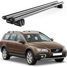 Today Auto Pençe Volvo XC70 Ara Atkı (2007-2013) Uyumlu Gri Ara Atkı Port Bagaj Tavan Barı