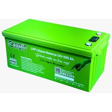 Orbit 12V 200AH Marin Lityum Lifepo4 Akü