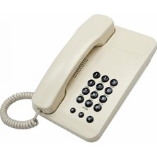 Najmaddin Botech TK-1020 Ekransız Masaüstü Analog Santral Uyumlu Telefon (Krem)