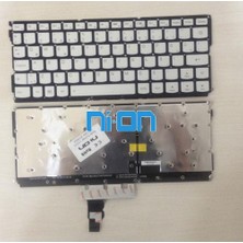 Nion Lenovo Ideapad AIR12 Uyumlu Laptop Notebook Klavye (Gri Tr)