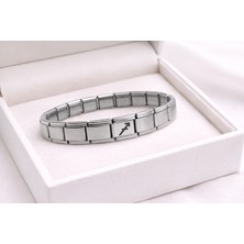 Çelik Nomination Bileklik Yay Burcu | Paslanmaz Çelik Burç Bilekliği | Şık ve Özgür Ruhlu Ta