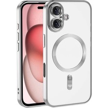 Newface Apple iPhone 17 Kross Magneticsafe Kapak - Gümüş