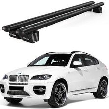 Today Auto Pençe Bmw X6 Ara Atkı (E71) (2008-2014) Uyumlu Siyah Ara Atkı Port Bagaj Tavan Barı