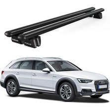 Today Auto Pençe Audi A4 Allroad (2016-2024) Uyumlu Siyah Ara Atkı Port Bagaj Tavan Barı