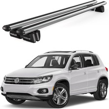 Today Auto Pençe Volkswagen Tiguan Ara Atkı (2016 ve Sonrası) Uyumlu Gri Ara Atkı Port Bagaj Tavan Barı