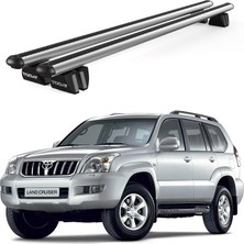 Today Auto Pençe Toyota Land Cruiser Ara Atkı (1997-2008) Uyumlu Gri Ara Atkı Port Bagaj Tavan Barı