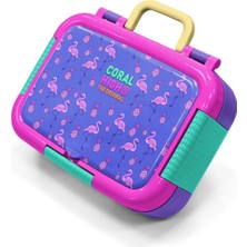 Coral High Kids Pembe Lavanta Flamingo Desenli Paslanmaz Çelik Beslenme Kabı 39211