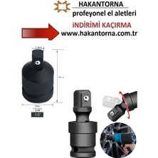 ALWAYSSPEED Ht-Rico Havalı Düşürücü 3/4-1/2 Adaptör ve 1/2 Sarhoş Mafsal 2 Parça