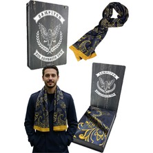 Fenerbahçe Saadettin Saran Desenli Kaşkol Lazer Kutu Hediyeli