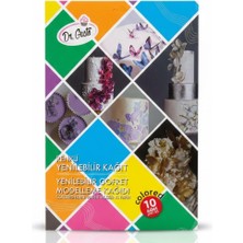 Dr. Gusto Çiçek Modelleme Renkli (10LU) - 03 Wafer Paper