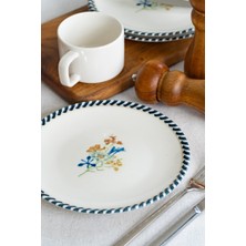 Heda Porselen Demet 6'lı Porselen Pasta Seti