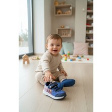 Enoch Kahraman Figürlü ve Grafik Panel Detaylı Ilk Adım Bebek Ayakkabı