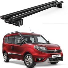 Today Auto Pençe Fiat Doblo Ara Atkı (2010-2022) Uyumlu Siyah Ara Atkı Port Bagaj Tavan Barı