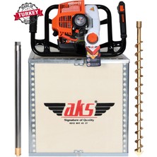 Arks T1 52CC Benzinli El Sondaj Makinesi – Kaya & Toprak Uyumlu Profesyonel Full Set 15 Metre