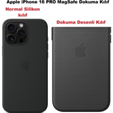 Day Apple iPhone 16 Pro Için Magsafe Özellikli Tech Dokuma Kılıf Siyah