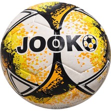 Jooko 5 Numara Futbol Topu – Dikişli, Dayanıklı, Sarı-Siyah Desenli