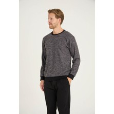 Kly Erkek O. Yaka Kol Paça Ribana Pijama Takımı Konforlu Uyku