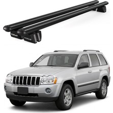 Today Auto Pençe Jeep Grand Cherokee Ara Atkı (2005-2010) Uyumlu Siyah Ara Atkı Port Bagaj Tavan Barı