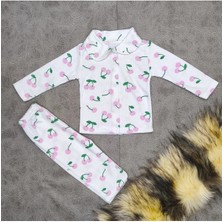 Vieso Raporlu Çıtçıtlı Uzun Kollu 0-6 Ay Pijama Takım