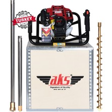 Honda GX50 4 Zamanlı Profesyonel El Sondaj Makinesi – Kaya & Toprak Uyumlu Full Set 20 Metre